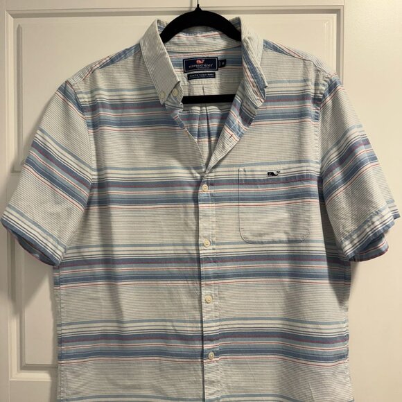 Vineyard Vines Men’s Short Sleeve Button-Down Shirt — Size Medium (Good Conditio - Picture 2 of 9